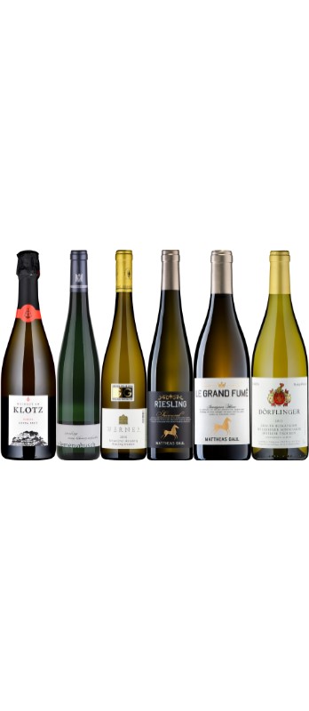 "taste.love.riesling."
Musterpaket N° 2 weiss.sekt. - WEB