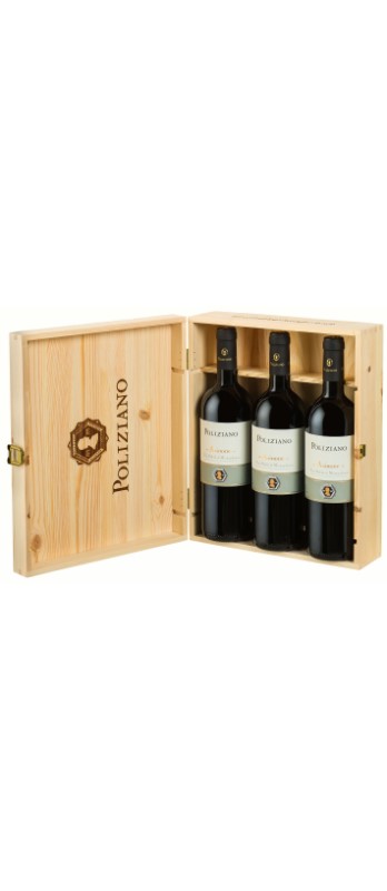 3er HOLZKISTE
Vino Nobile di Montepulciano 
Asinone DOCG 2017/2018/2019