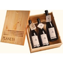 3er HOLZKISTE - Reliquiae
je eine Flasche Lucignola, Vitrarola, Catanese Nera